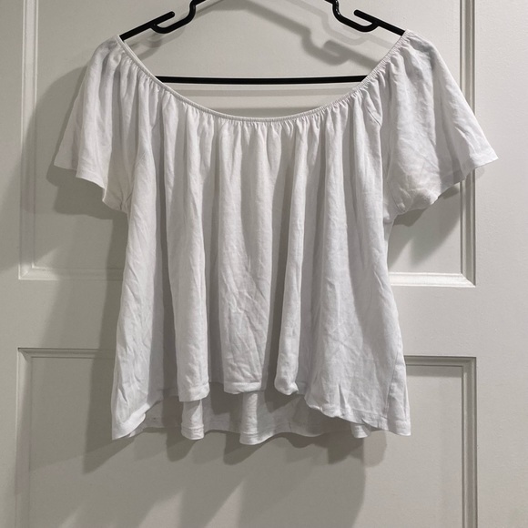 Mango cropped off the shoulder top - Picture 2 of 6